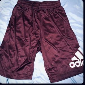 Black adidas basketball shorts